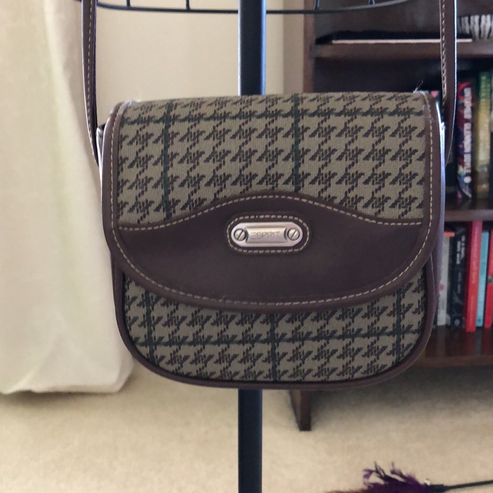 Vintage ESPIRT Brown Small Purse Handbag & Wallet